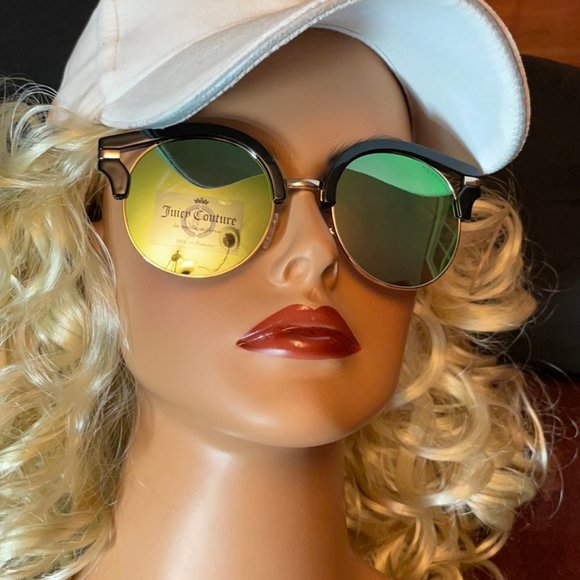 Juicy Couture Black/Gold Cat Eye Sunglasses NWT SG109 - Picture 8 of 11